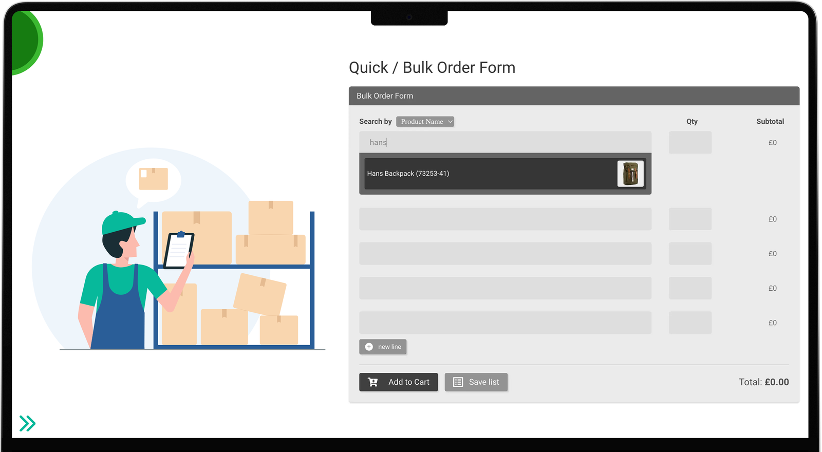 Wholesale/Bulk Order Form